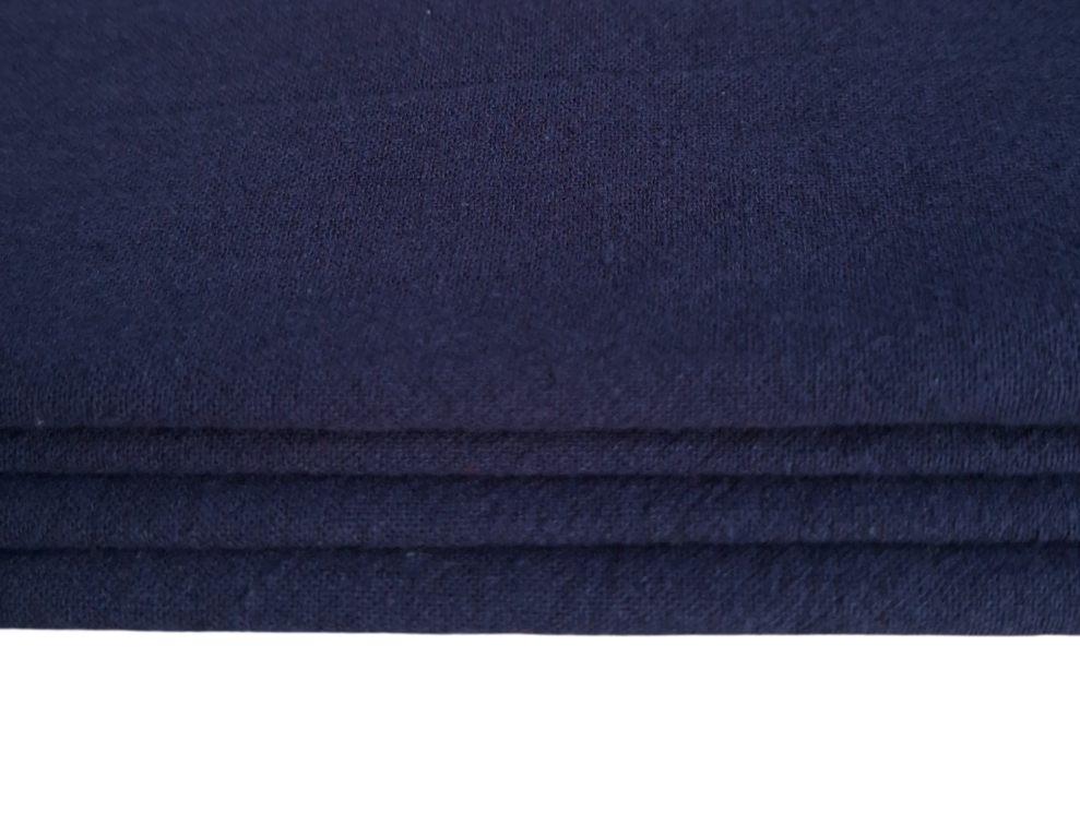 Serviettes de table en coton marine - Lot de 4