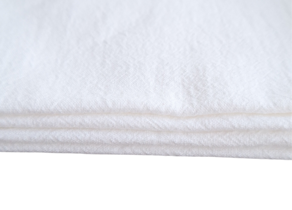 Serviettes de table en coton écru - Lot de 4