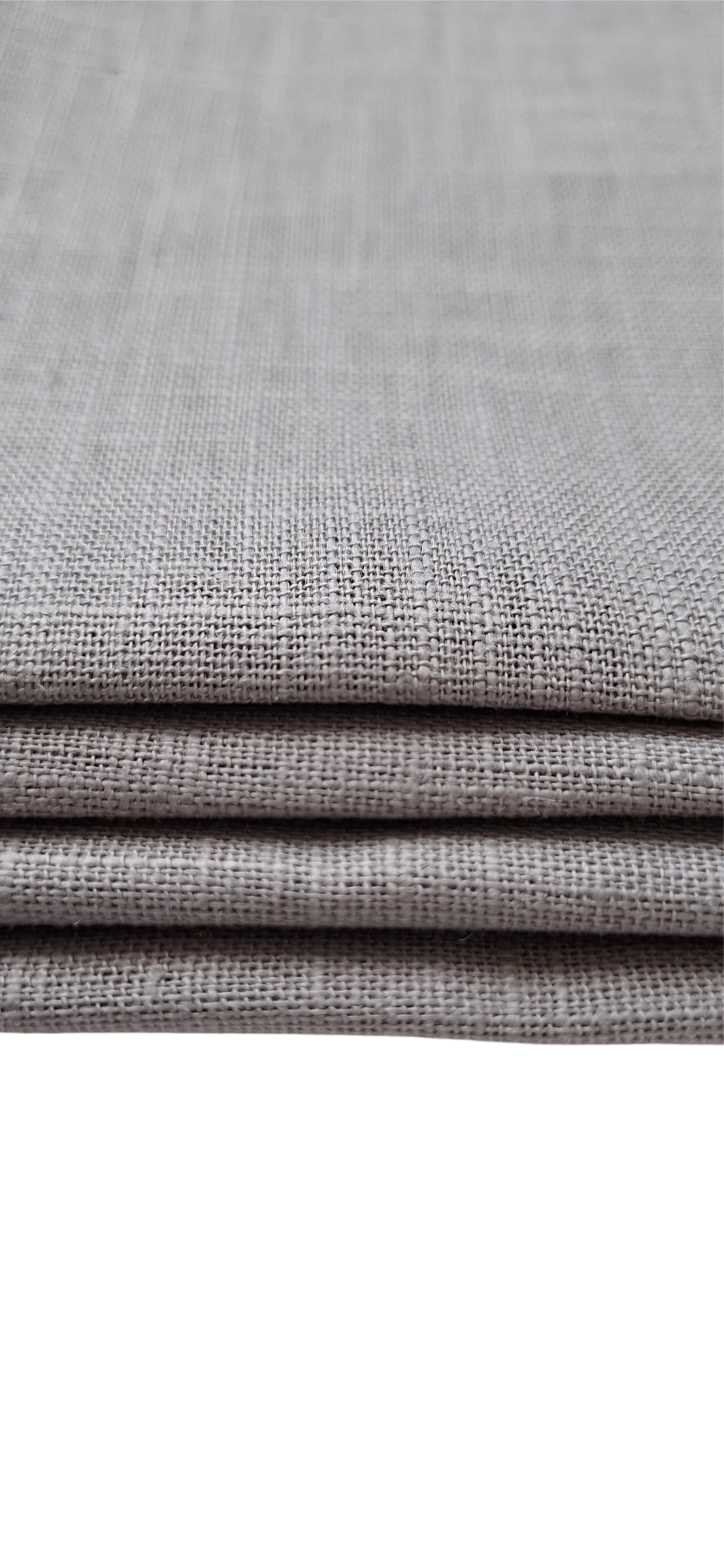 Serviettes de table en lin gris - Lot de 4